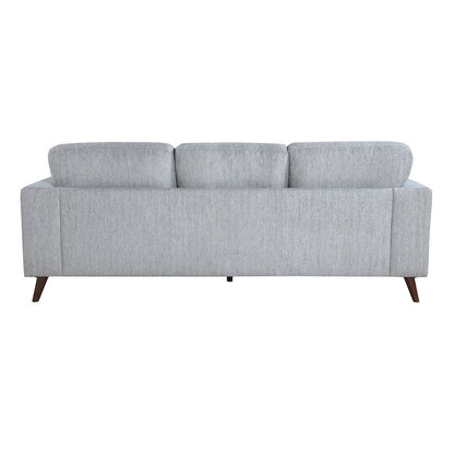 Broadway Chenille Sofa in Blue-Gray