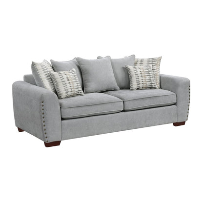 Hume Chenille Sofa in Gray