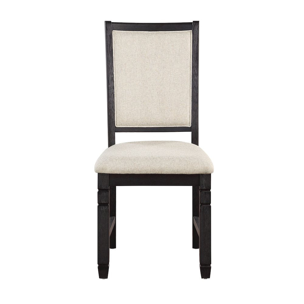Asher Textured Dining Room Side Chair, set of 2 in Beige