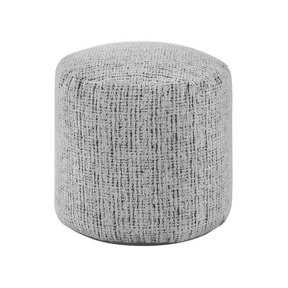 Aiken Chenille Pouf In Multi Color