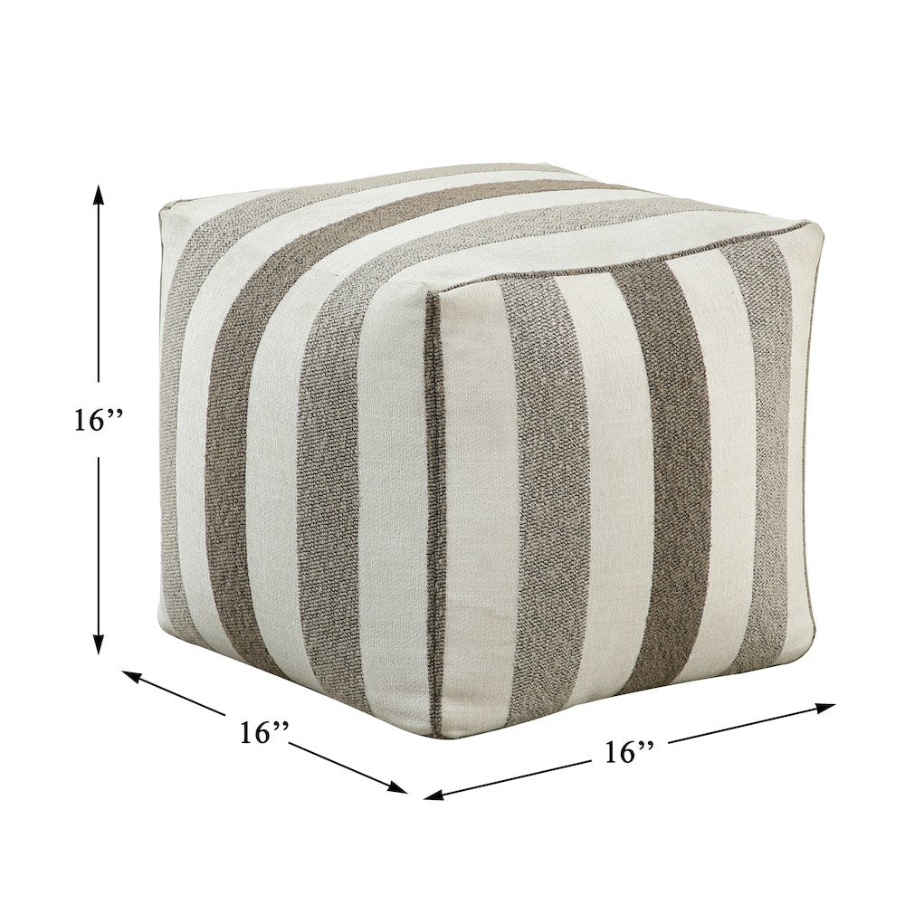Cravat  Jacquard Pouf In Multi Color