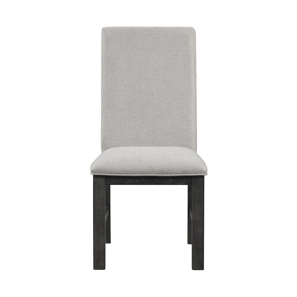 Orem Textured Dining Room Side Chair, set of 2 in Gray