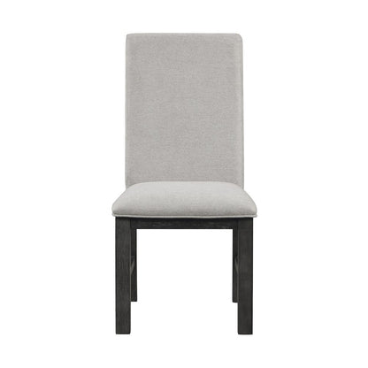 Orem Textured Dining Room Side Chair, set of 2 in Gray