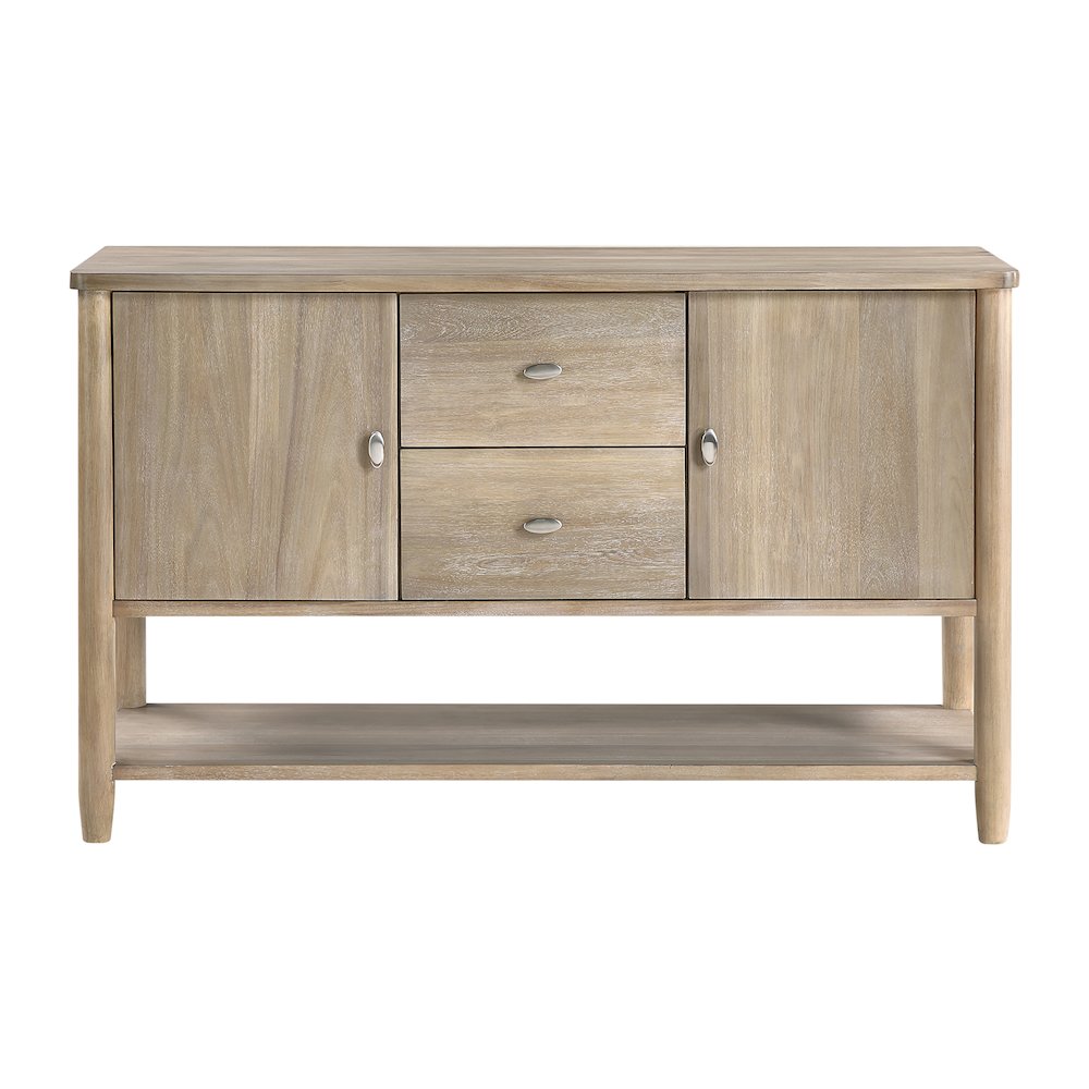 Myrna Asian Hardwood Dining Room Server in Natural