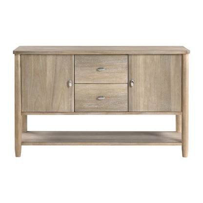 Myrna Asian Hardwood Dining Room Server in Natural