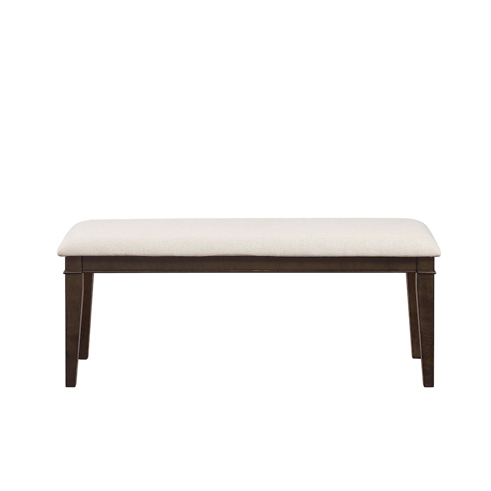 Makah Wood Dining Room Bench in Beige