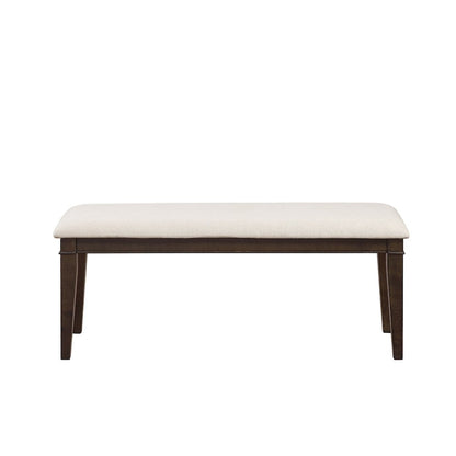 Makah Wood Dining Room Bench in Beige