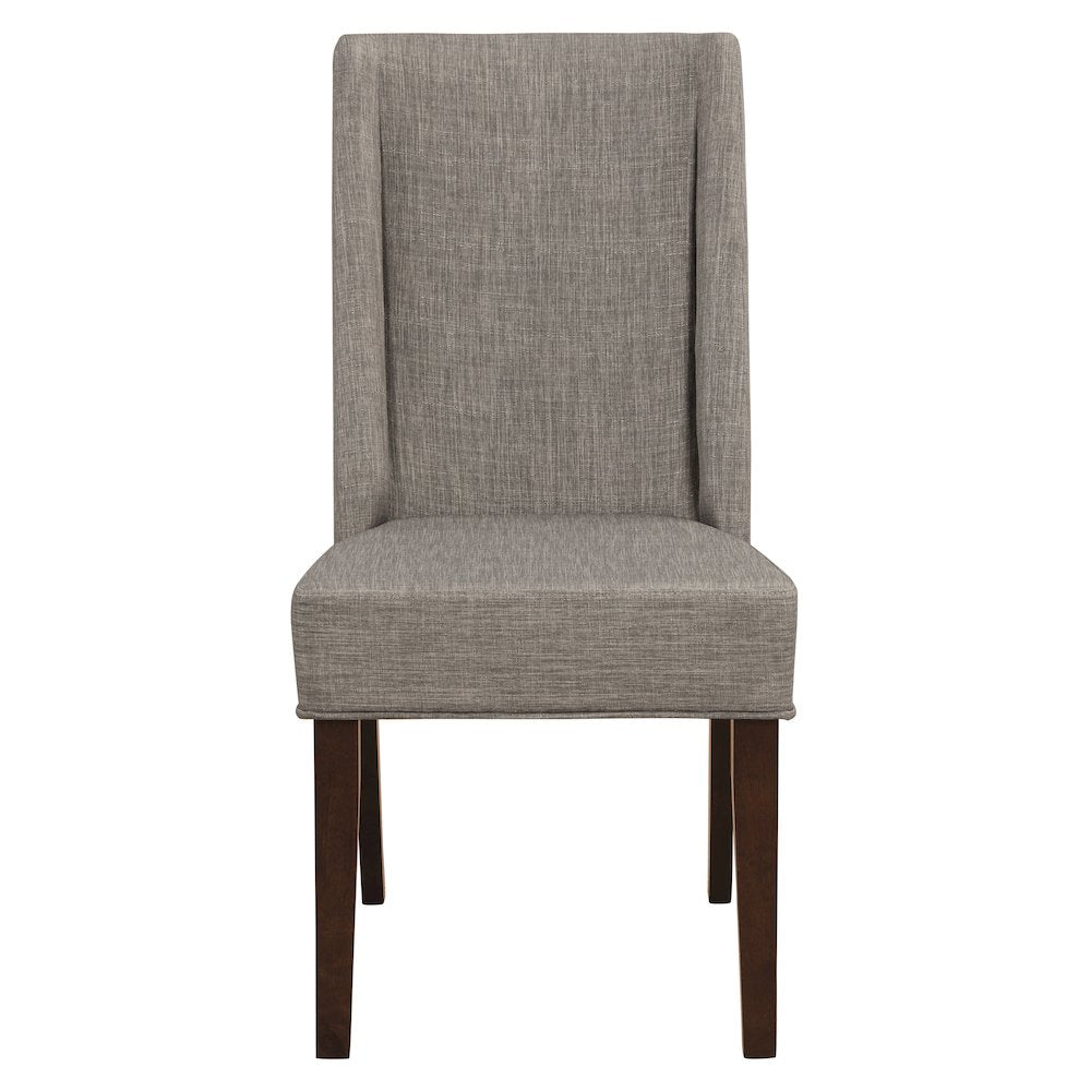 Kavanaugh Wood Dining Room Side Chair, set of 2 in Gray