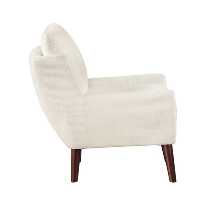 Ellie Chenille Accent Chair in Beige