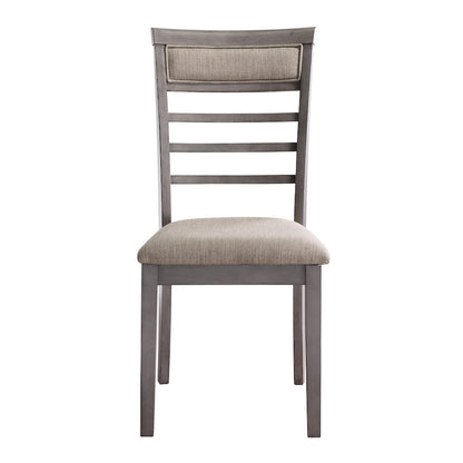 Lovell Oak Veneeer Dining Room Table and Chairs (set of 5) in Brown
