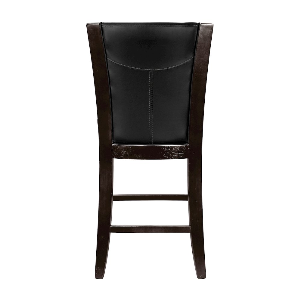 Daisy Wood Counter Height Dining Chair, set of 2 in Brown