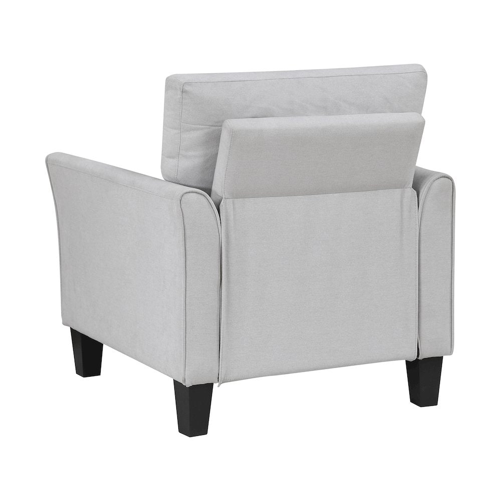 Aliana Textured Chair in Gray
