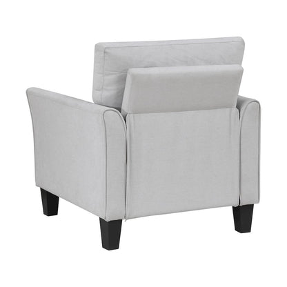 Aliana Textured Chair in Gray