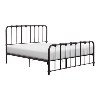 Bethany Metal Full Metal Platform Bed in Dark Bronze