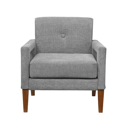 Belfort Chenille Chair in Gray