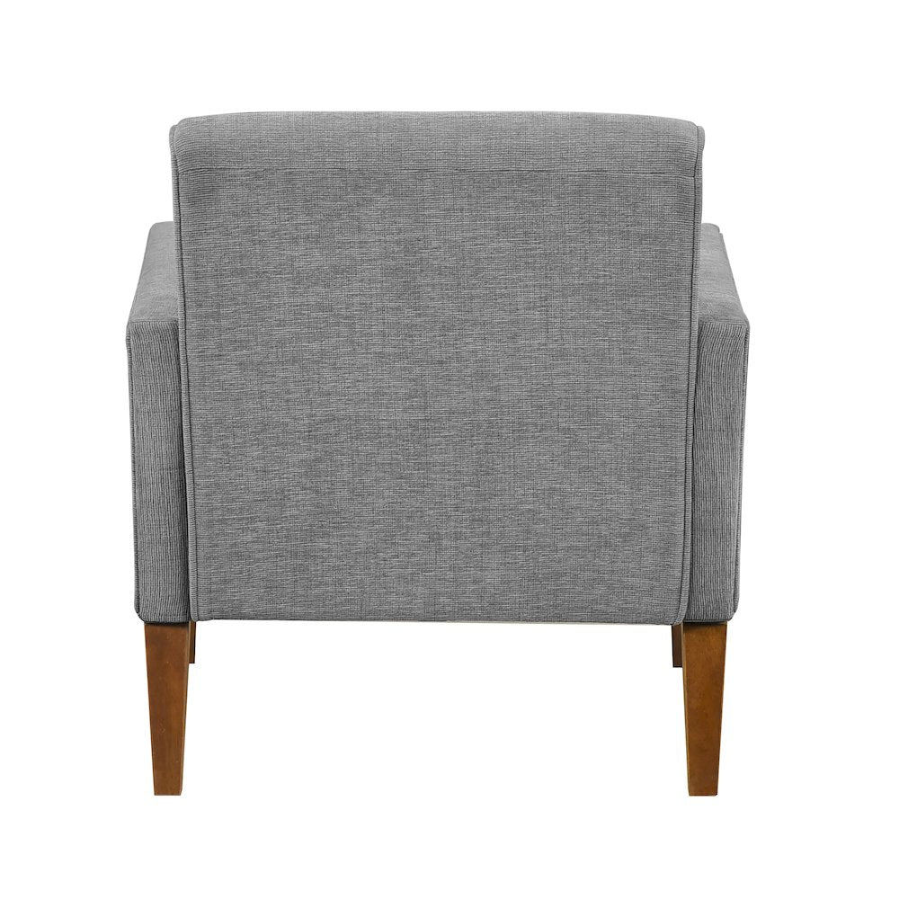 Belfort Chenille Chair in Gray