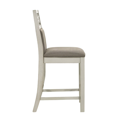 Maribelle Textured Counter Height Chair, set of 2 in Khaki