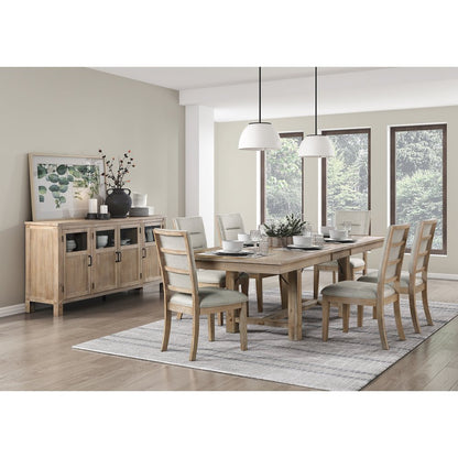Aberdeen Acacia Veneer Dining Room Server in Distressed light oak