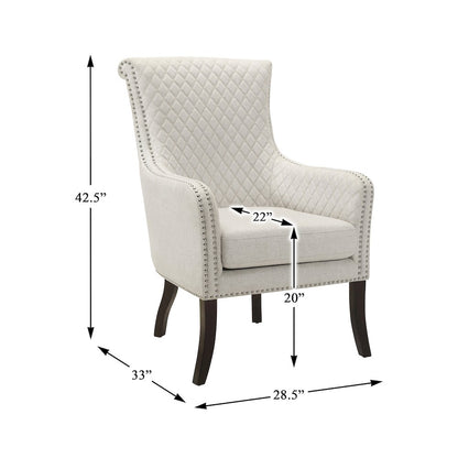 Avalon Textured Accent Chair in Beige