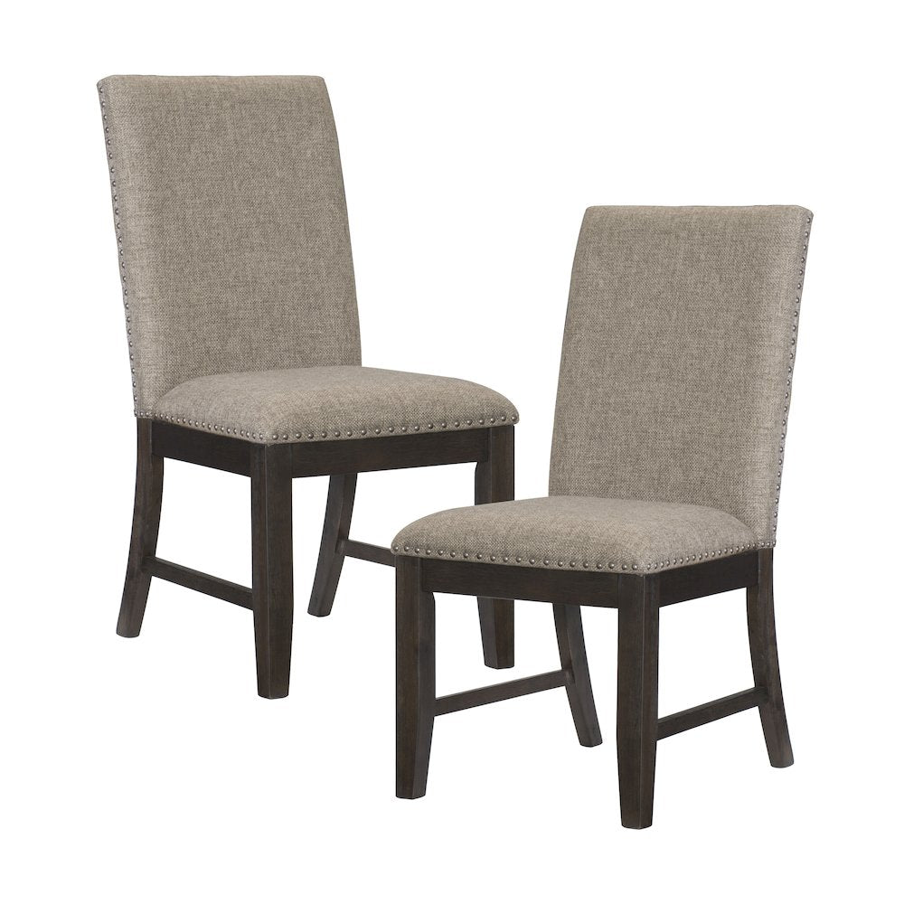 Southlake Textured Dining Room Side Chair, set of 2 in Brown