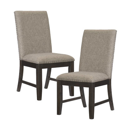 Southlake Textured Dining Room Side Chair, set of 2 in Brown