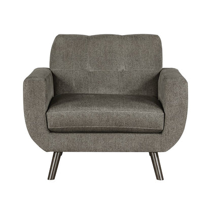 Janne Chenille Chair in Brown