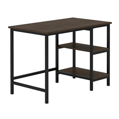 Madigan Metal Writing Desk with Chair in Black