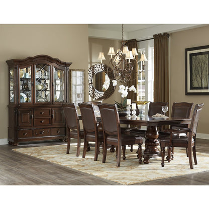 Lordsburg Wood Dining Room Side Chair, set of 2 in Brown
