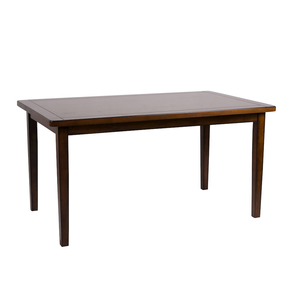 Delmar Asian Hardwood 6-Piece Pack Dinette Set in Espresso