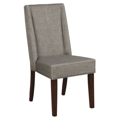 Kavanaugh Wood Dining Room Side Chair, set of 2 in Gray