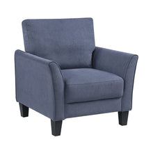 Aliana Textured Chair in Blue
