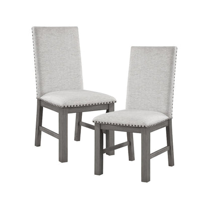 Gresham Textured Dining Room Side Chair, set of 2 in Beige