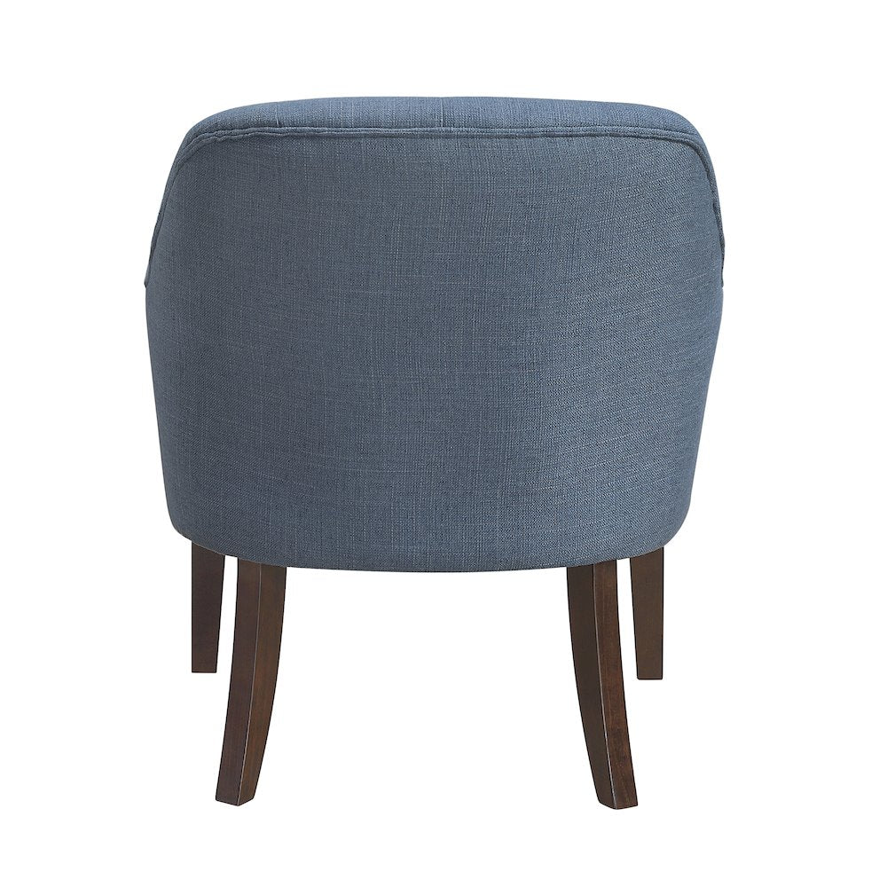 Rebecca Textured Accent Chair in Blue