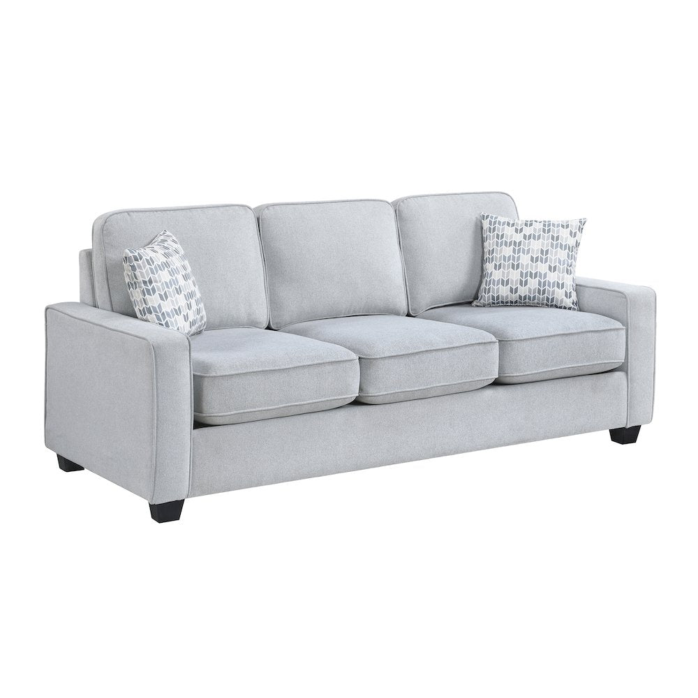 Gael Textured Sofa in Gray