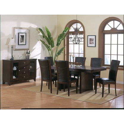 Daisy Wood Dining Room Side Chair, set of 2 in Brown