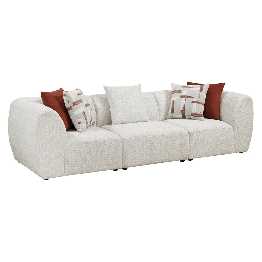 Franz Chenille Sofa in Beige