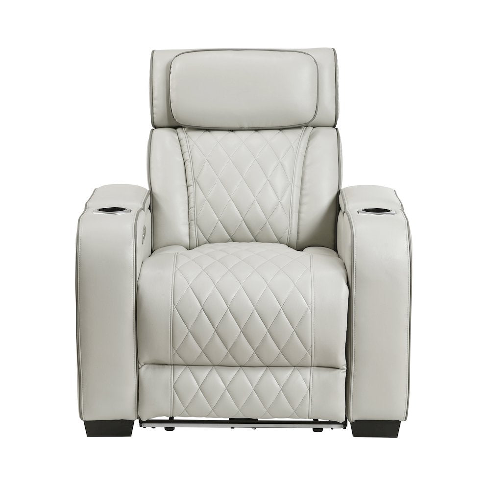 Fairway Faux Leather 3pc Set: Sofa, Loveseat, Chair in Taupe