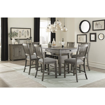 Granby Textured Counter Height Dining Chair, set of 2 in Gray