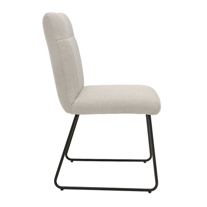 Benito Textured Dining Room Side Chair, set of 2 in Beige