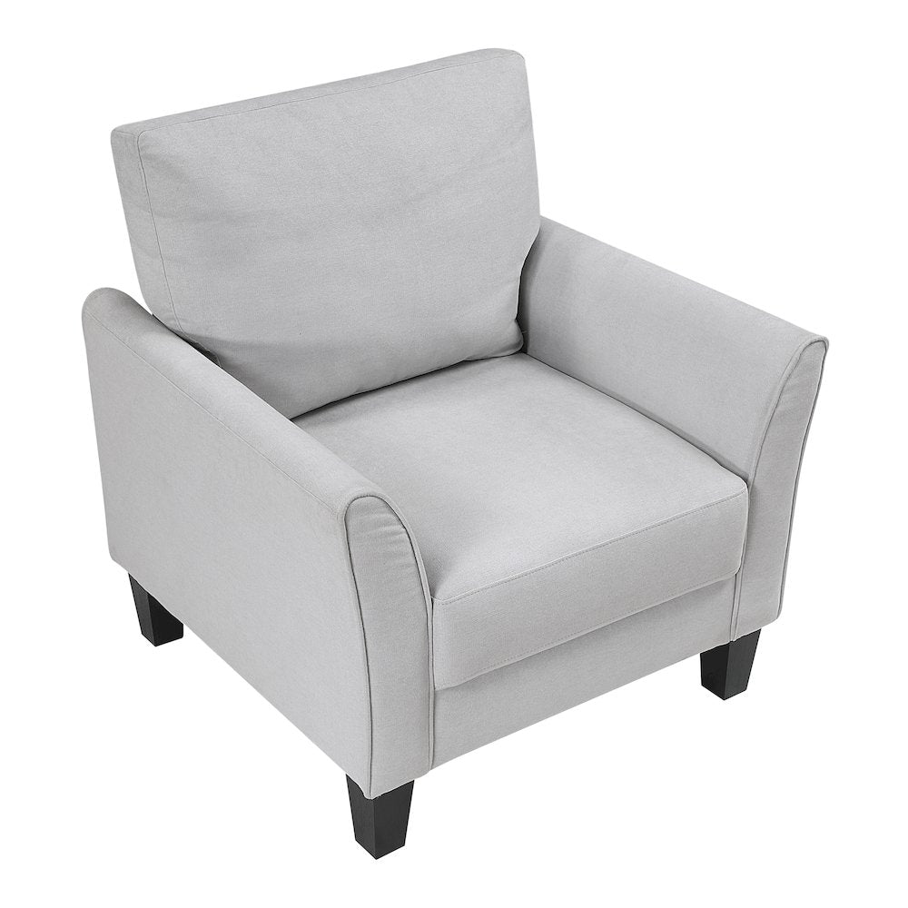 Aliana Textured Chair in Gray