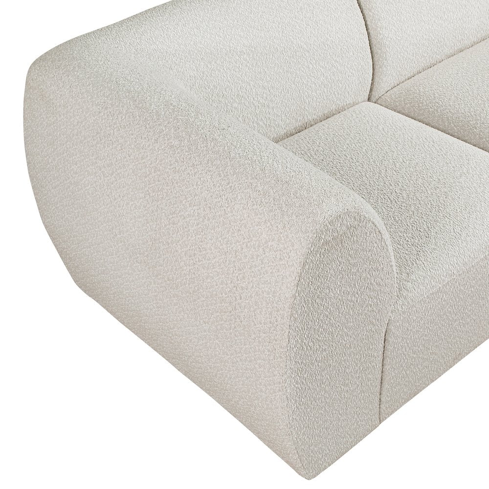 Franz Chenille 7-Piece Modular Sectional in Beige