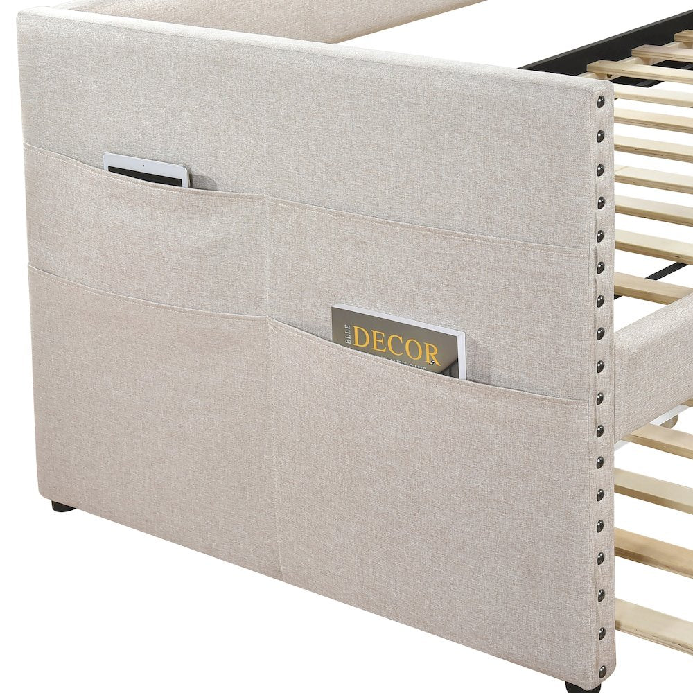 Boynton Textured Daybed in Beige