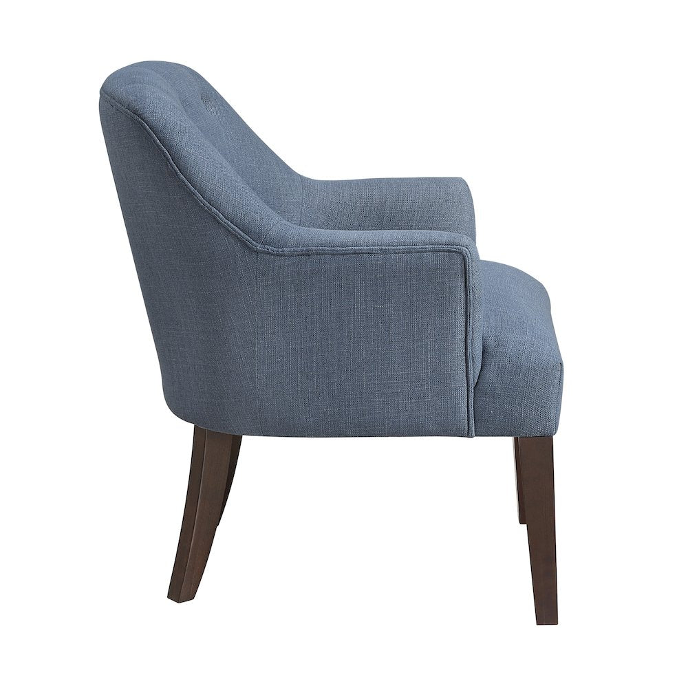 Rebecca Textured Accent Chair in Blue