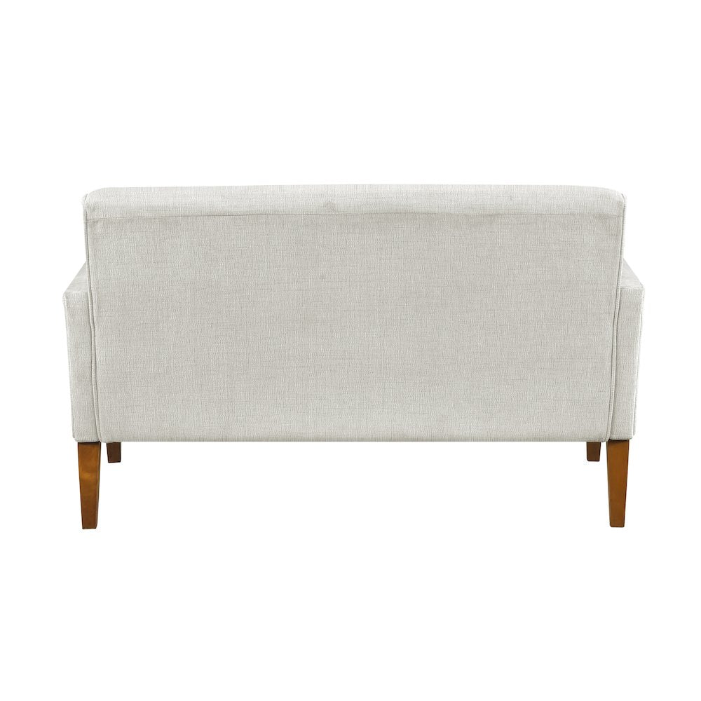 Belfort Chenille Love Seat in Beige