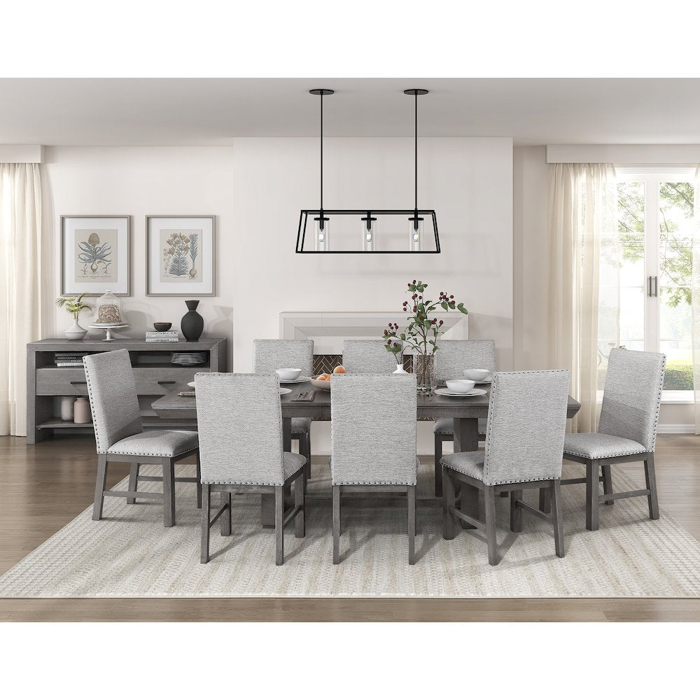 Gresham Textured Dining Room Side Chair, set of 2 in Beige