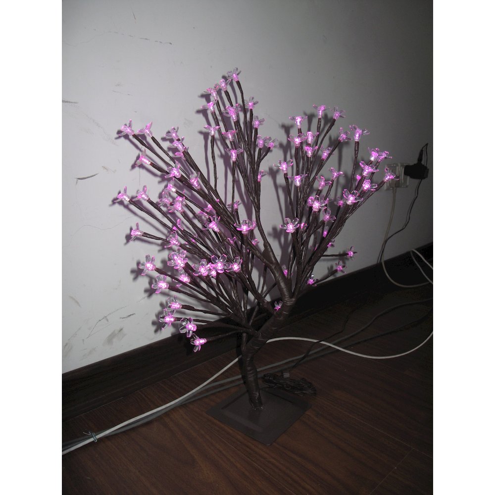 Floral Lights-Bonsai Tree-Indoor/Outdoor Pink Ac