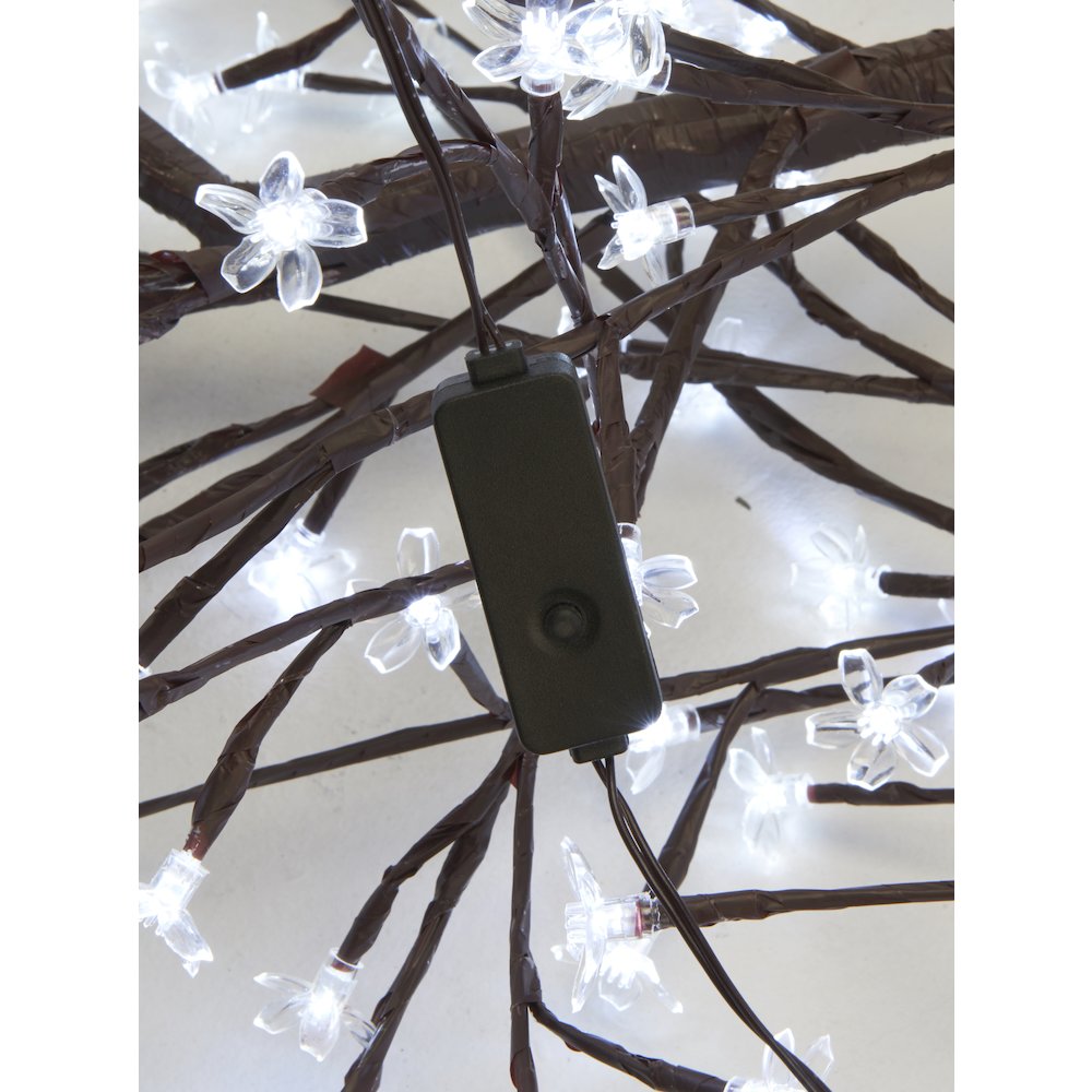 Dual Control Double-S Cherry Blossom Tree - White & RGB - 336 LEDs