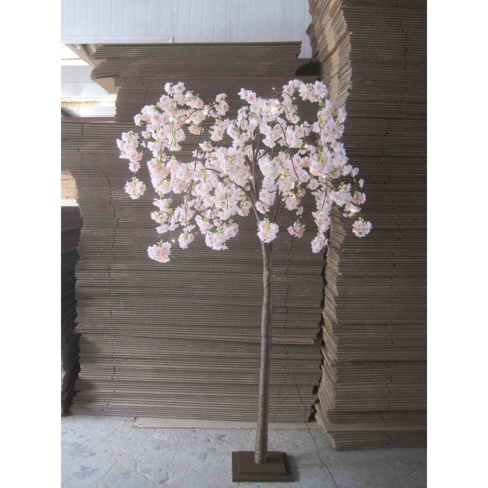 Medium Pink Cherry Blossom Tree with 84 Warm White LED