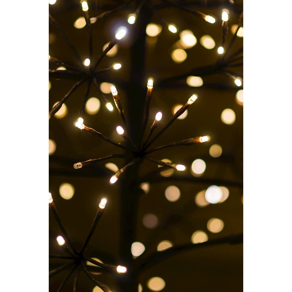 Brown Tree with 380 Warm White Sparkling LED