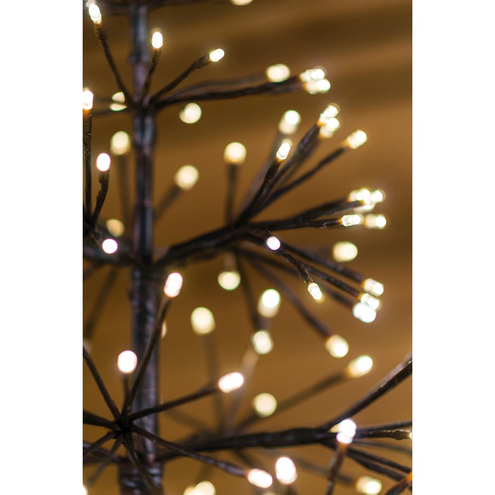 Brown Tree with 380 Warm White Sparkling LED